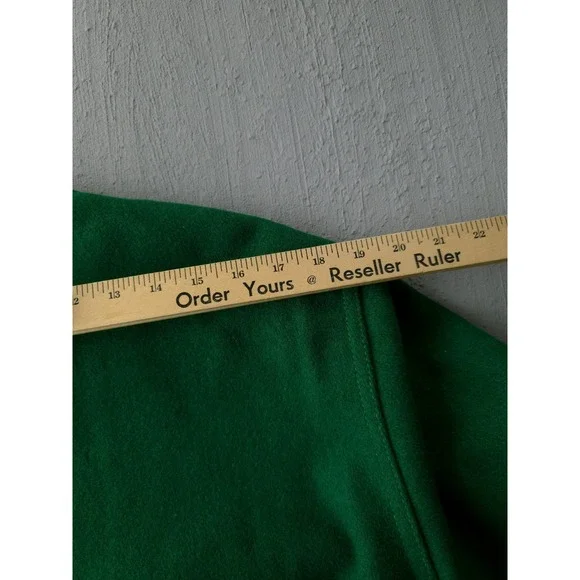Vintage 1960s Holloway Green Wool Varsity Bomber Jacket USA Made 38 M - Picture 14 of 15